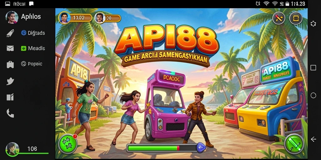 Tampilan gameplay seru dan menantang dari API88.