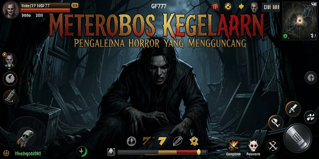 Tangkapan layar gameplay GF777 menampilkan suasana Horror yang mencekam dan menegangkan.