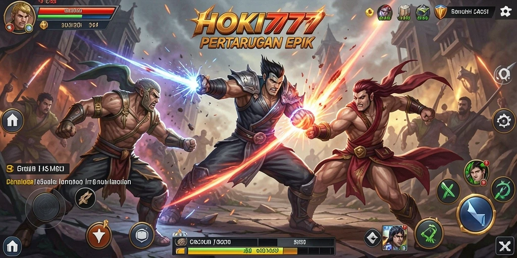 Gameplay HOKI777 yang penuh aksi dan seru.