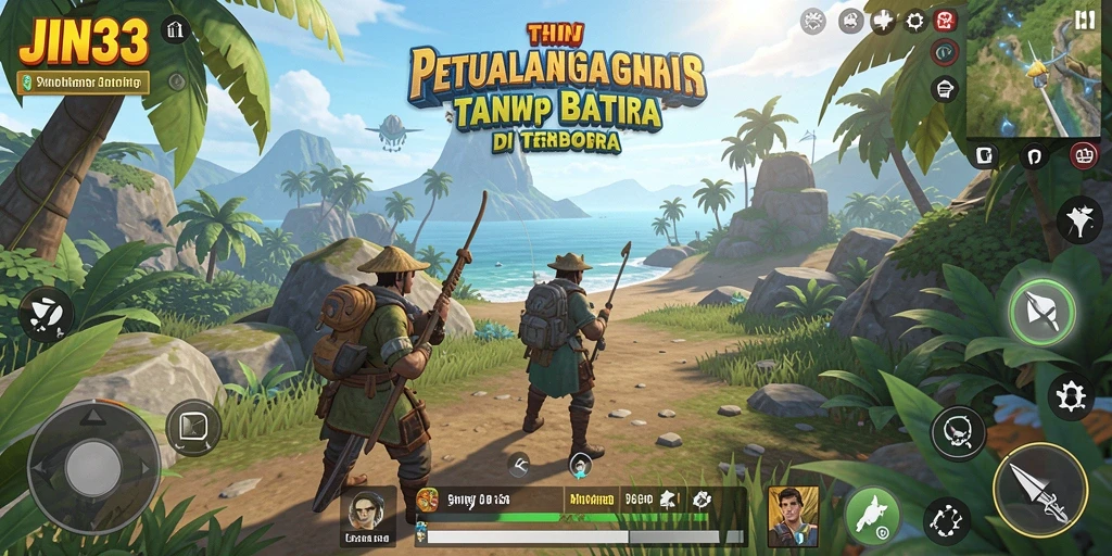 Screenshot gameplay JIN33 menampilkan pemandangan menarik dalam dunia terbuka.