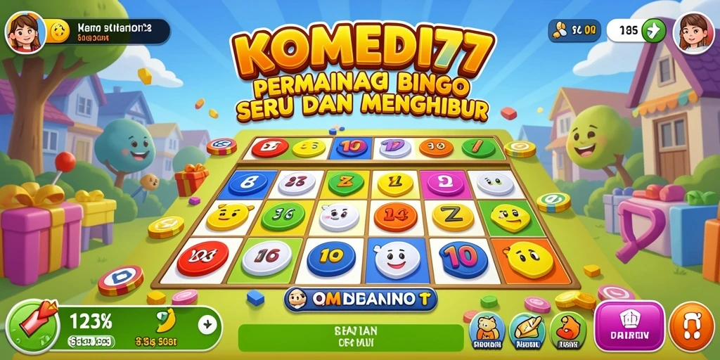 Tampilan menarik dari gameplay Bingo di KOMEDI77 yang memukau.