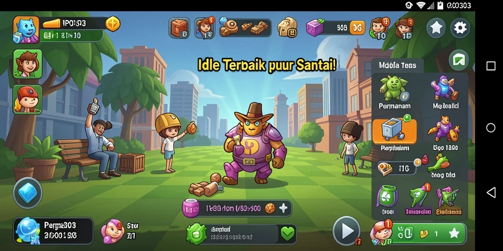 Tampilan gameplay MPO303 yang menarik dan interaktif dalam kategori Idle.