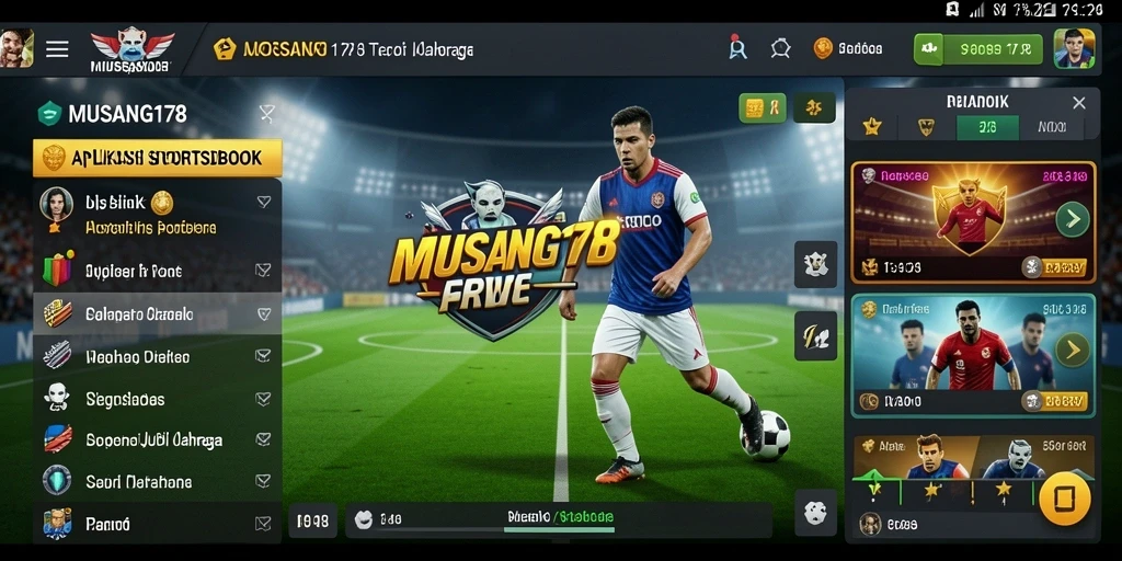 Screenshot utama MUSANG178 menampilkan gameplay Sportsbook menarik.