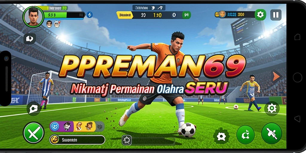 Screenshot gameplay <strong>PREMAN69</strong> menampilkan serunya olahraga yang mendebarkan.