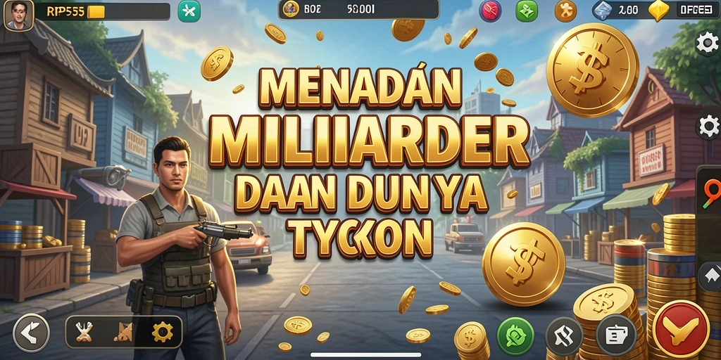 Gameplay seru di RP55 dengan berbagai pilihan usaha.