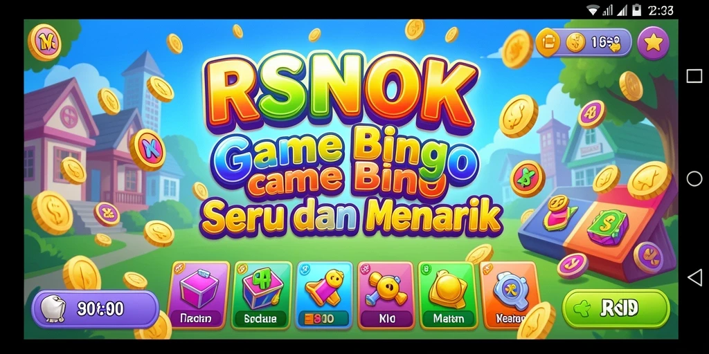 Tampilan gameplay seru dalam game Bingo RSNOK.