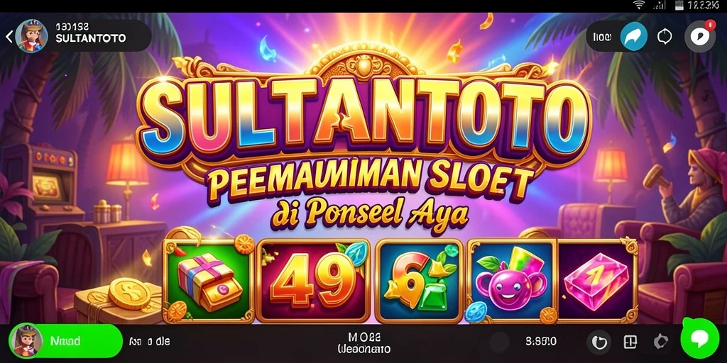 Tampilan gameplay SULTANTOTO yang menarik dan penuh warna.