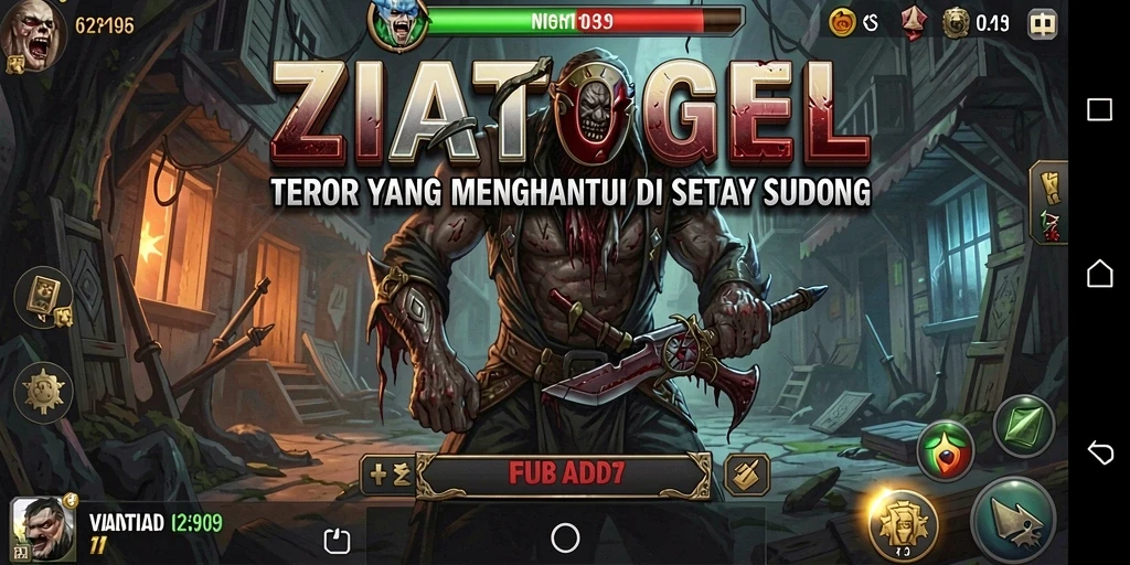 Tangkapan layar menampilkan momen menyeramkan dari gameplay ZIATOGEL.
